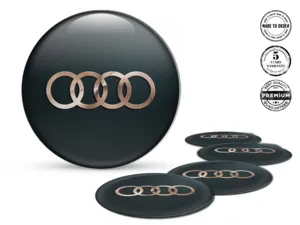 Audi Pegatinas Silicona Estilo Calcomanías de Aro Autos
